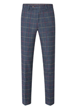 Load image into Gallery viewer, Navy Check Tweed Doyle Trousers
