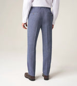 Load image into Gallery viewer, Blue Herringbone Tweed Jude Trousers
