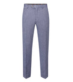Load image into Gallery viewer, Blue Herringbone Tweed Jude Trousers
