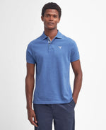 Load image into Gallery viewer, Blue Pique Polo Shirt
