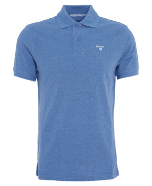 Blue Pique Polo Shirt