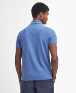 Load image into Gallery viewer, Blue Pique Polo Shirt
