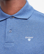 Load image into Gallery viewer, Blue Pique Polo Shirt
