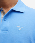 Load image into Gallery viewer, Tartan Pique Polo Shirt Blue
