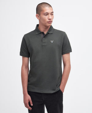 Green Tartan Pique Polo Shirt