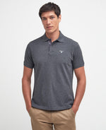 Load image into Gallery viewer, Grey Tartan Pique Polo Shirt
