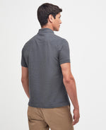 Load image into Gallery viewer, Grey Tartan Pique Polo Shirt
