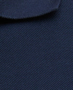 Load image into Gallery viewer, Navy Tartan Pique Polo Shirt
