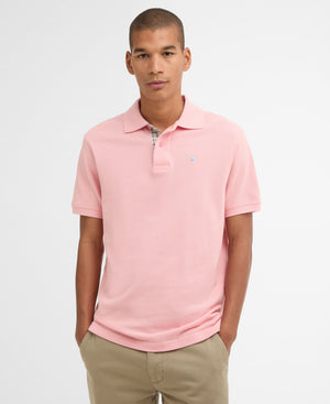 Pink Pique Polo Shirt