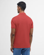 Load image into Gallery viewer, Tartan Pique Polo Shirt Red
