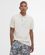 Load image into Gallery viewer, Tartan Pique Polo Shirt White

