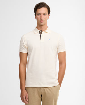 White Pique Polo Shirt