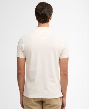 White Pique Polo Shirt