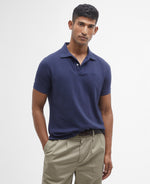 Load image into Gallery viewer, Navy Washed Polo Shirt
