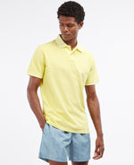 Load image into Gallery viewer, Barbour Washed Out Polo Shirt Yellow
