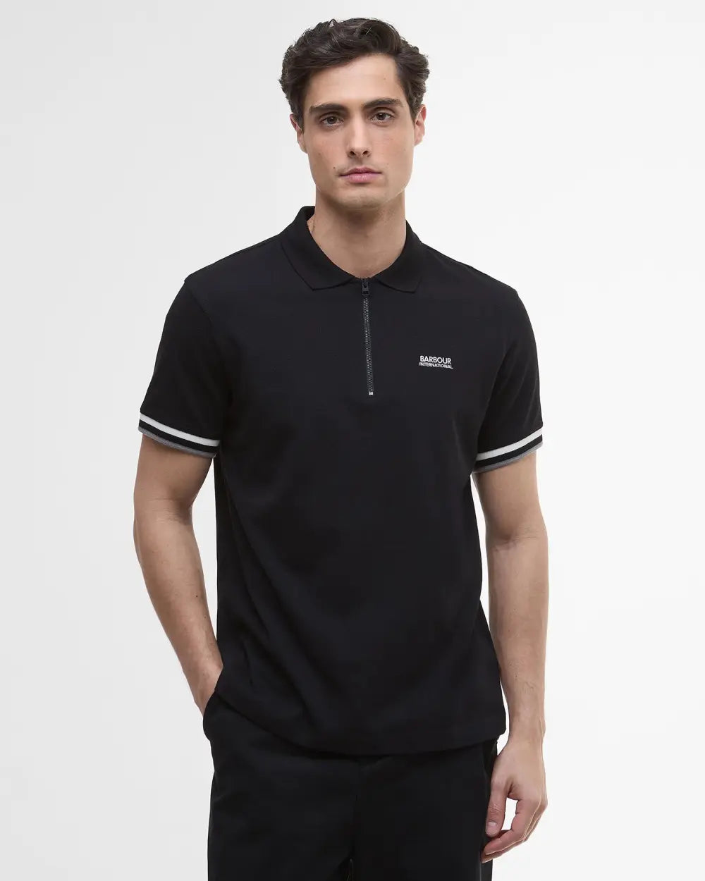 Black Buxton Polo Shirt