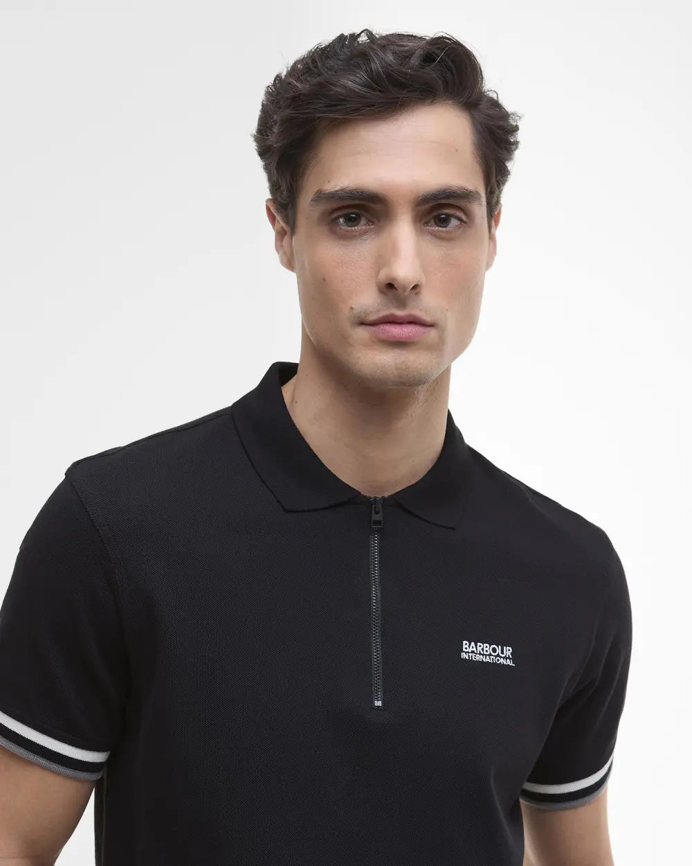 Black Buxton Polo Shirt