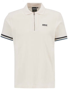 White Buxton Polo Shirt