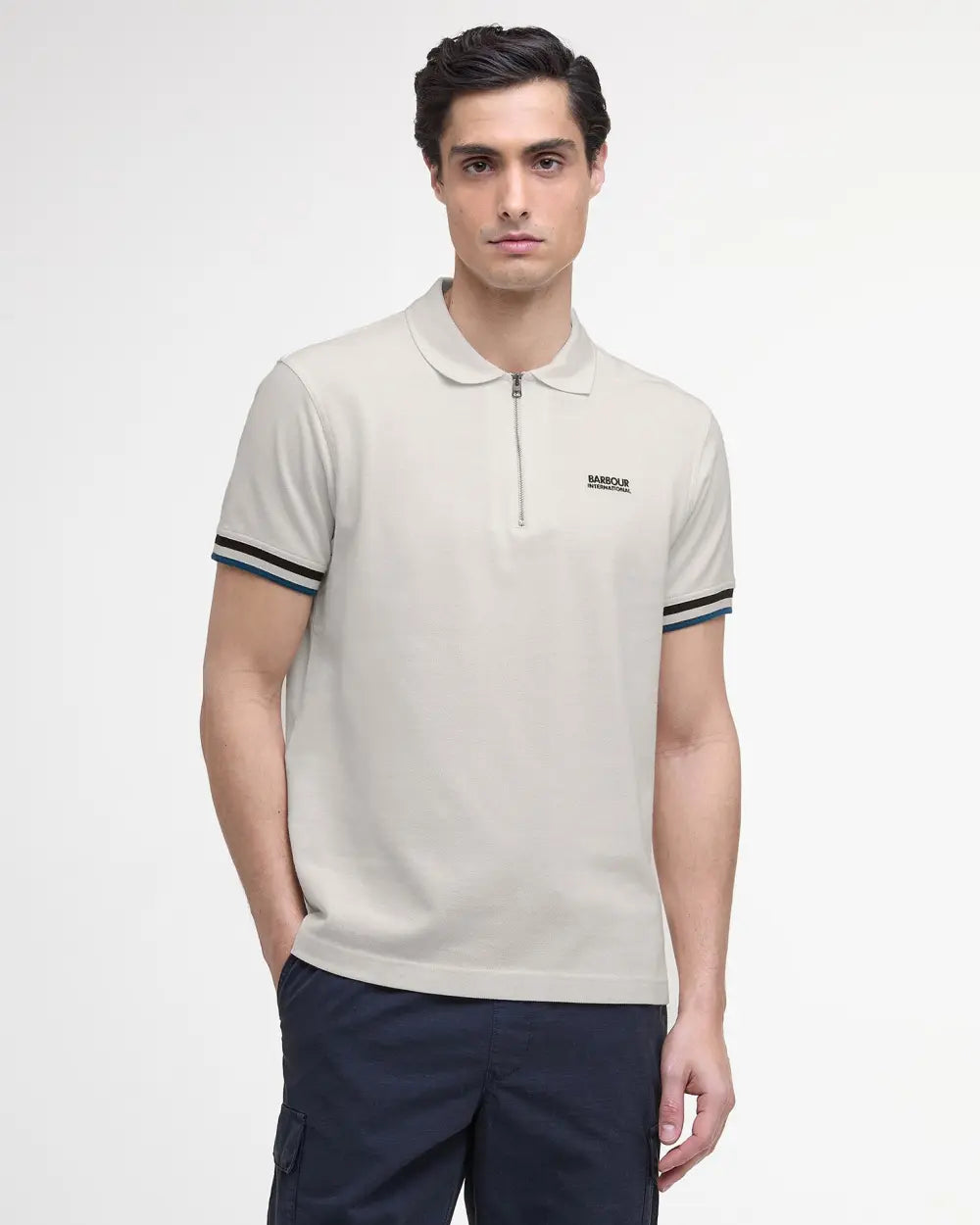 White Buxton Polo Shirt