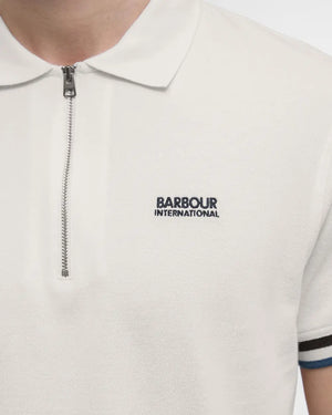 White Buxton Polo Shirt