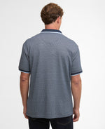 Load image into Gallery viewer, Navy Weston Textured Polo
