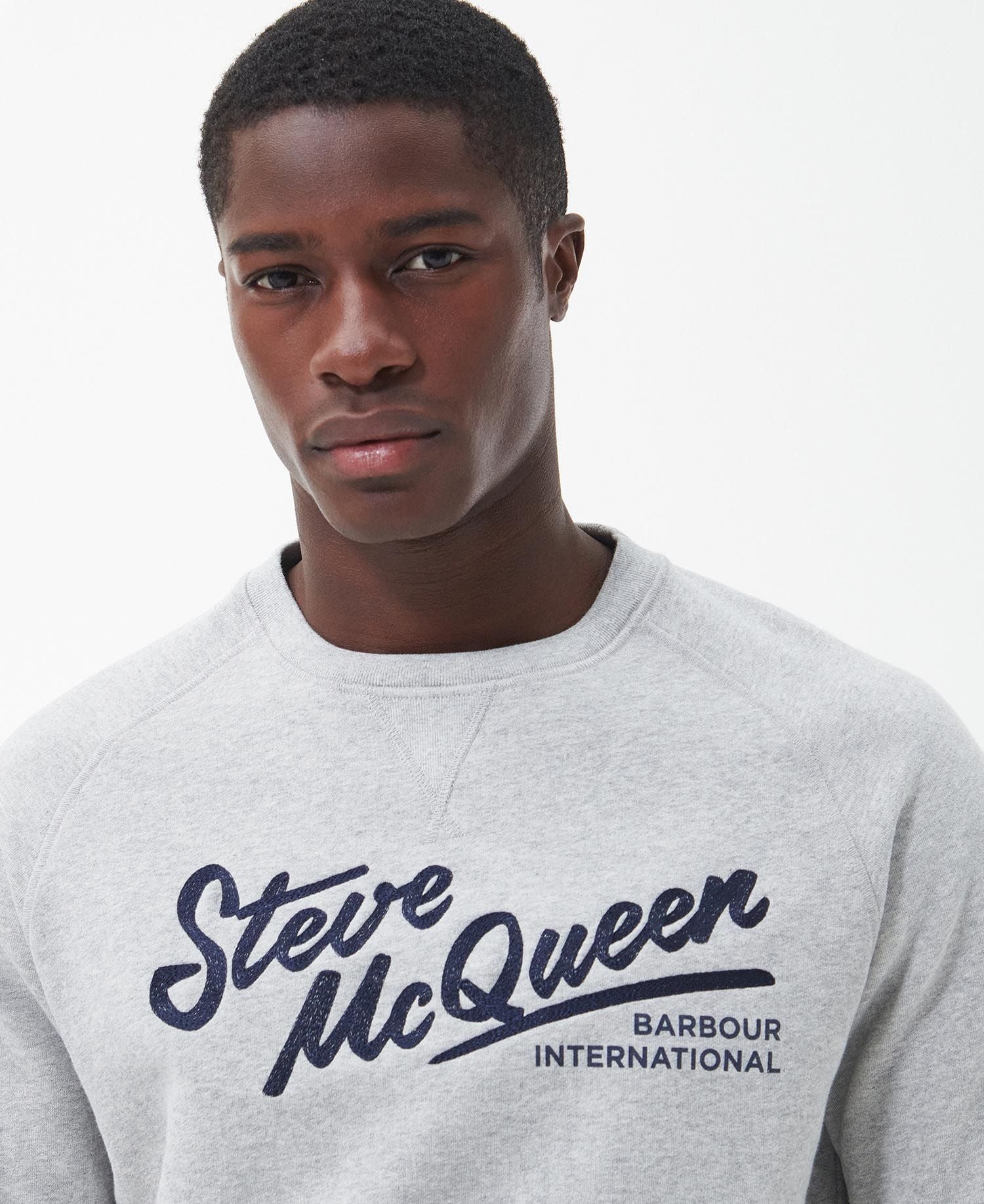 Barbour International Steve McQueen Sweatshirt Grey