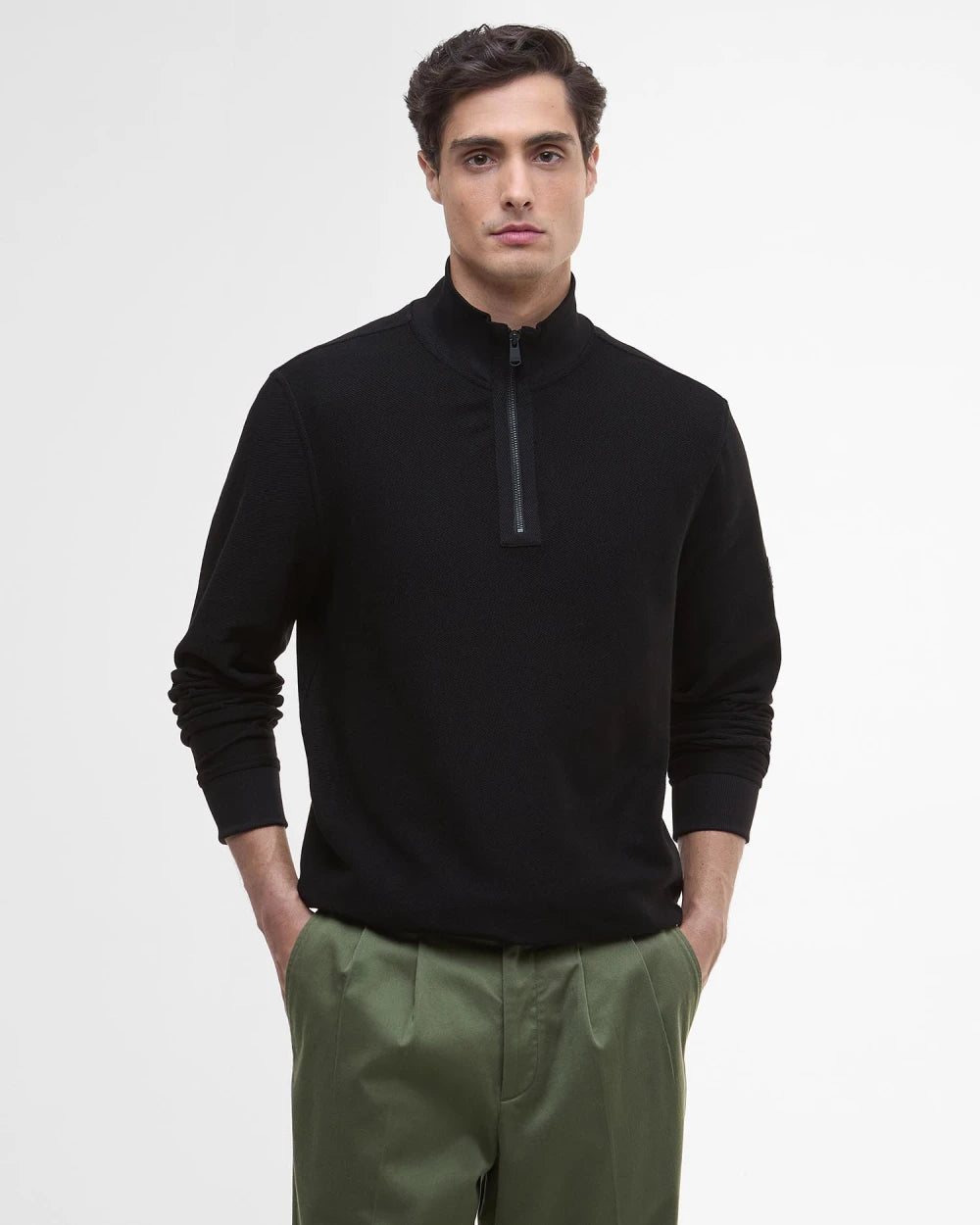 Black Samuel Funnel Neck