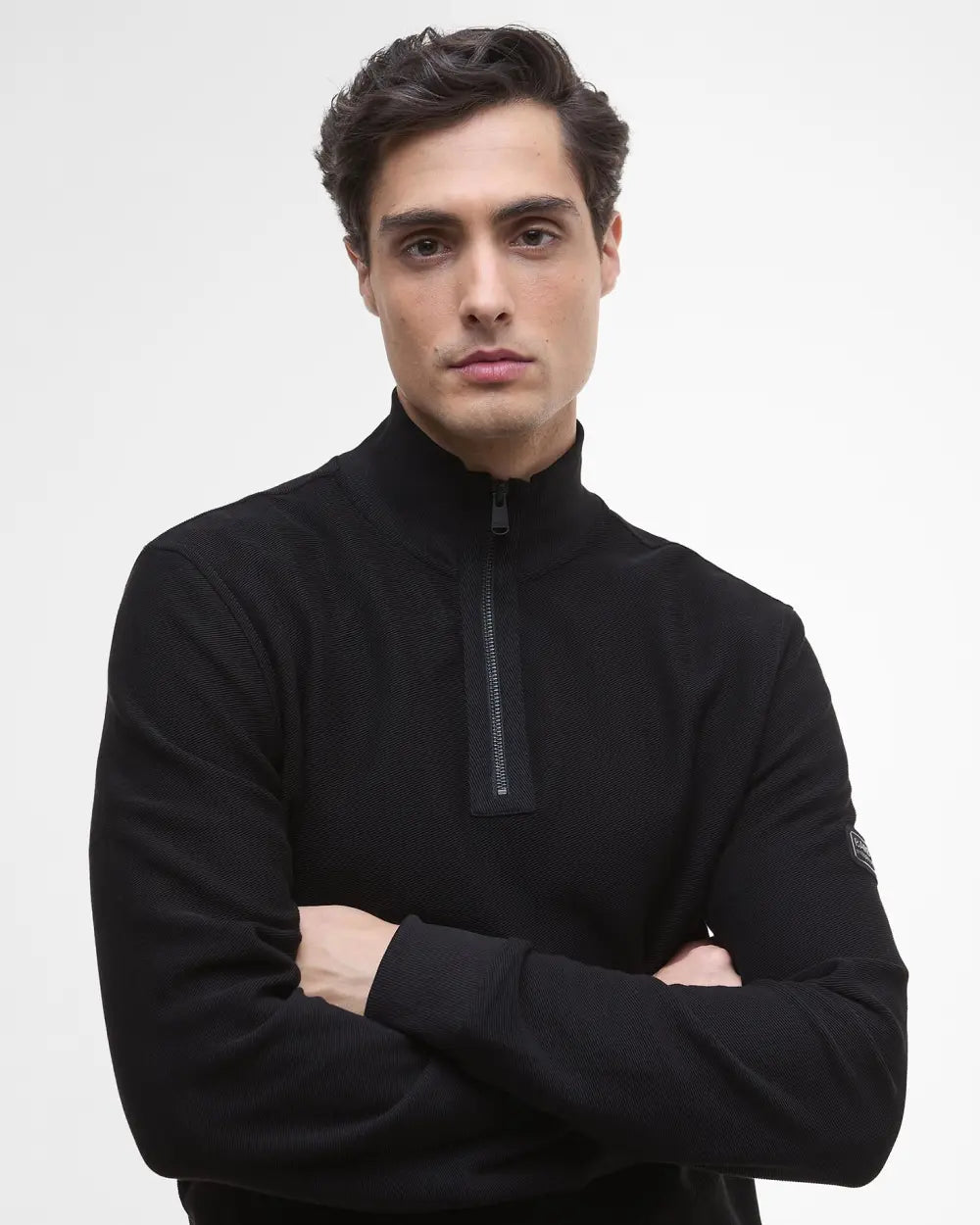Black Samuel Funnel Neck