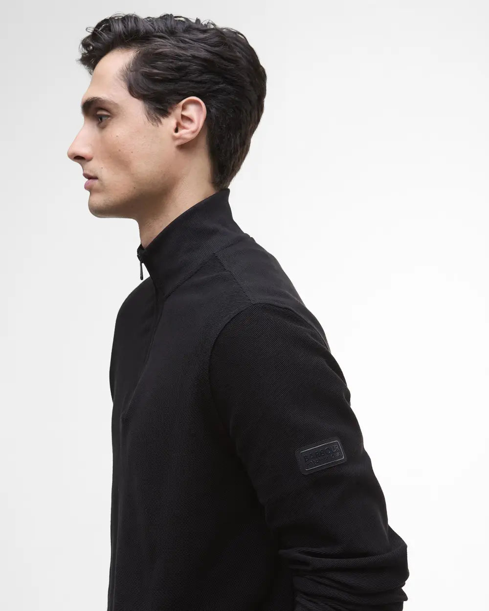 Black Samuel Funnel Neck