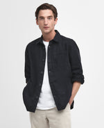 Load image into Gallery viewer, Navy Washed Cotton Overshirt
