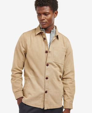 Stone Washed Cotton Overshirt