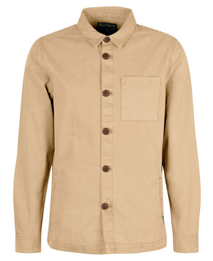 Stone Washed Cotton Overshirt
