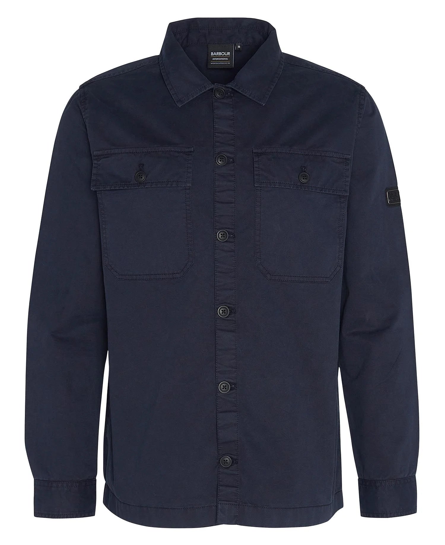 Barbour International Navy Arlo Overshirt