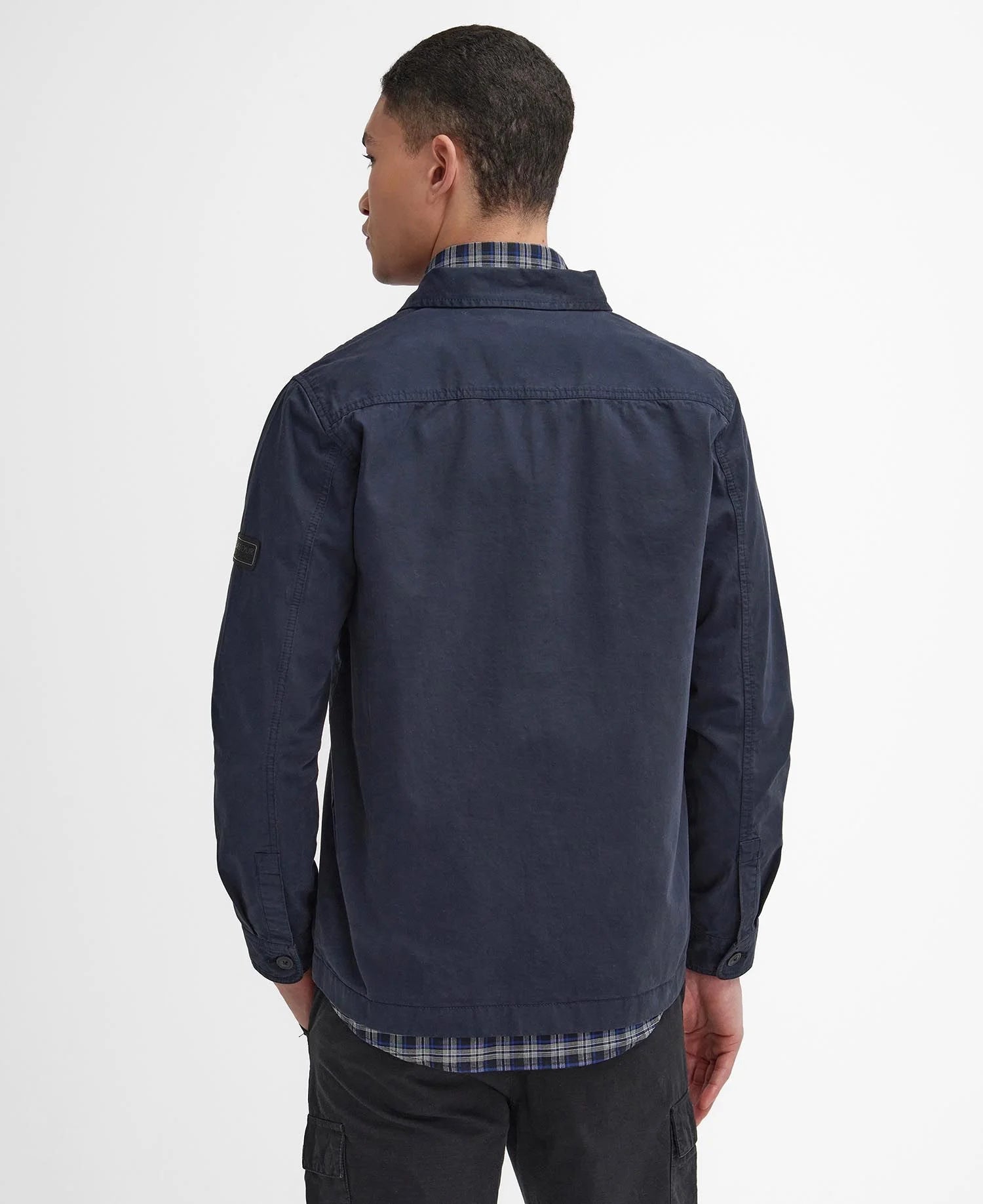 Barbour International Navy Arlo Overshirt