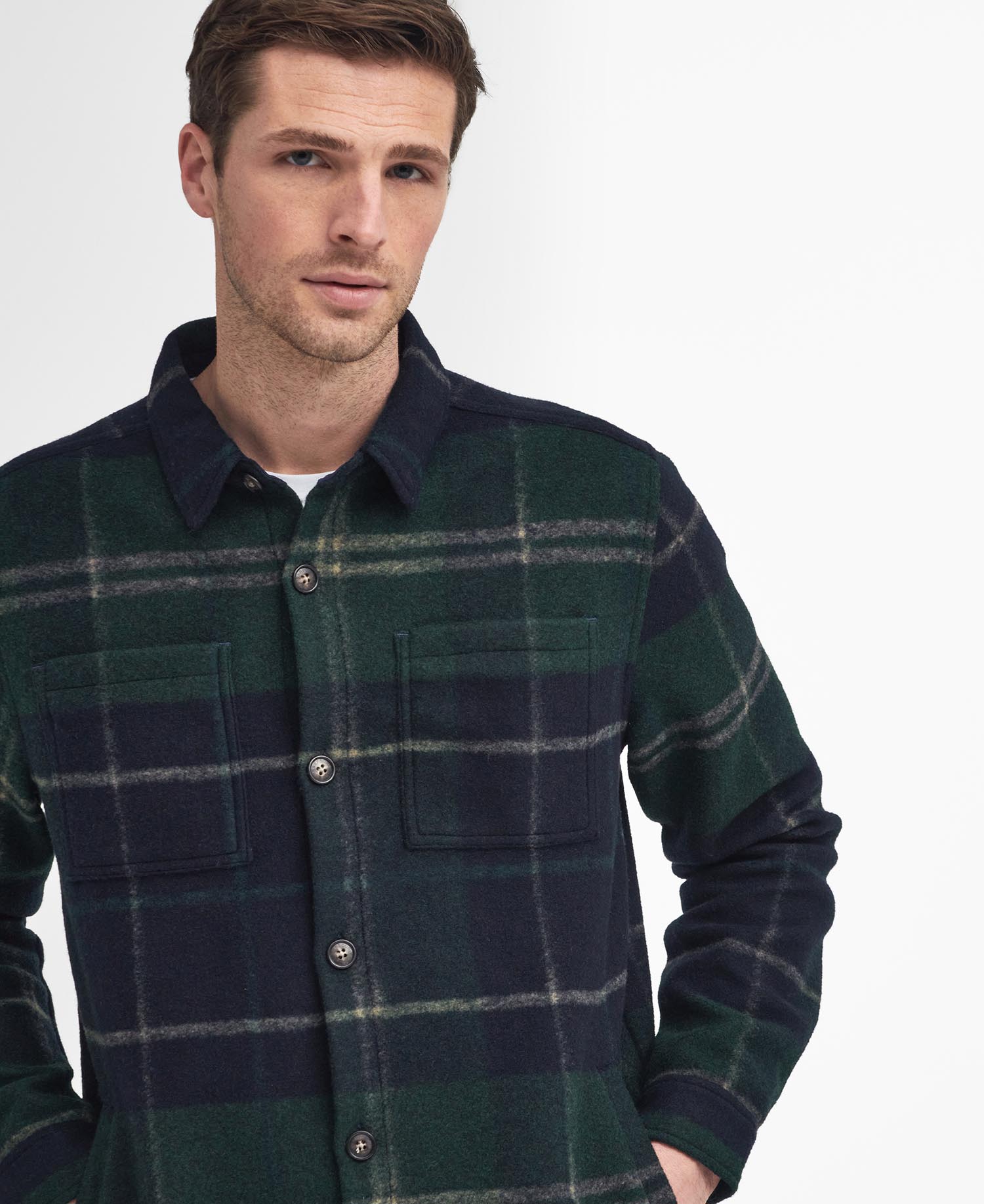 Green Check  Chapter Overshirt