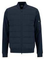 Load image into Gallery viewer, Navy Holmes Bomber Jacket
