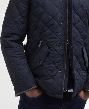 Navy Powell Quilted Jacket