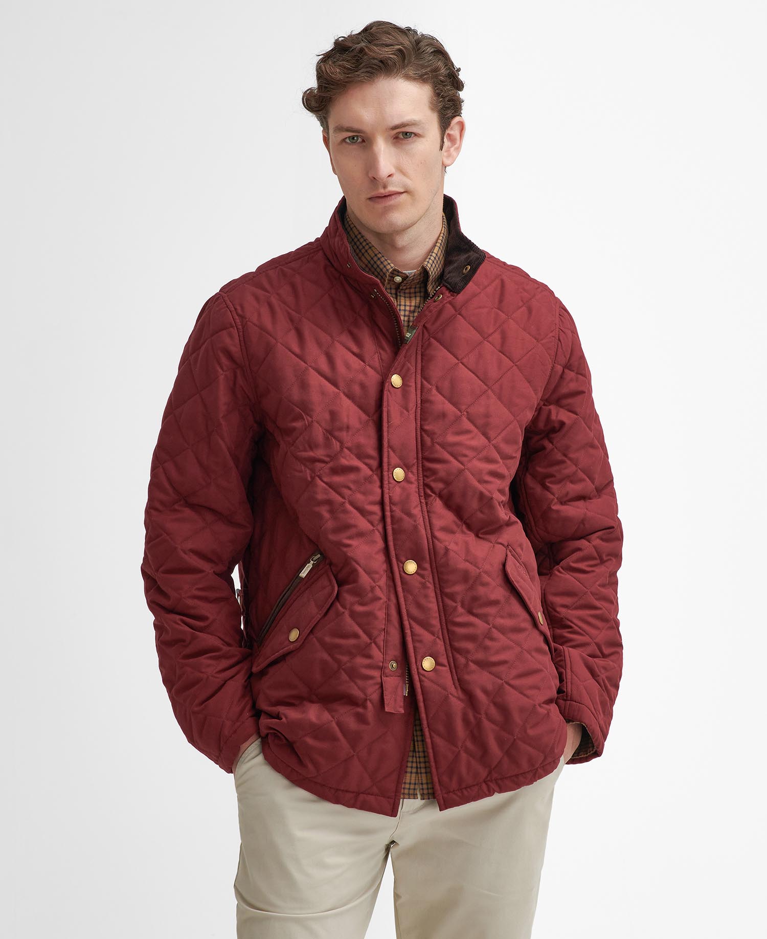 Barbour Shoveler Quilted Jacket Port