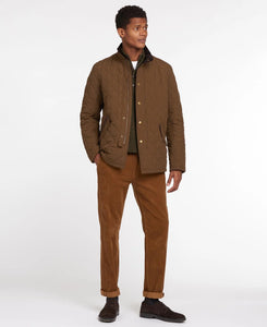 Barbour Shoveler Quilted Jacket Sand