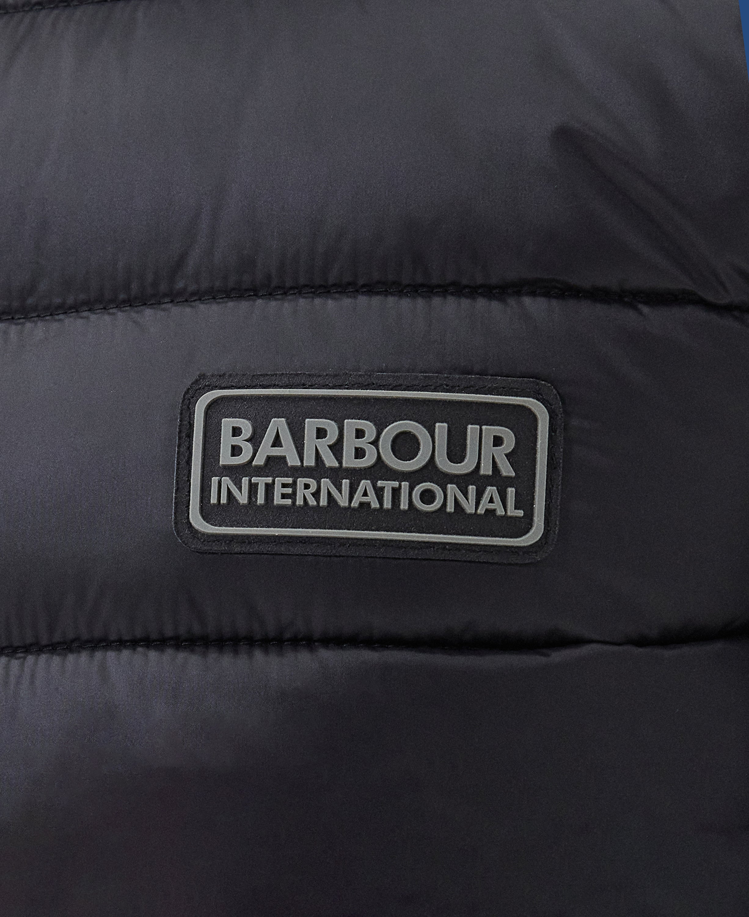 Barbour International Black Tourer Reed Quilted Jacket