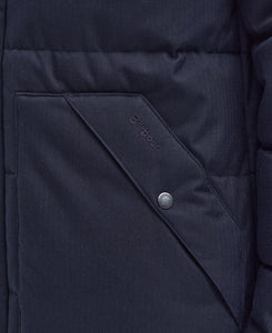 Barbour Brampton Puffer Jacket Navy