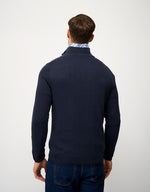 Load image into Gallery viewer, Navy Half Zip Jumper
