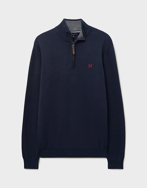 Navy Half Zip Jumper