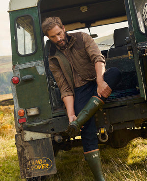 Olive Wellington Boots
