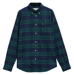 Navy Portdown Tailored Shirt
