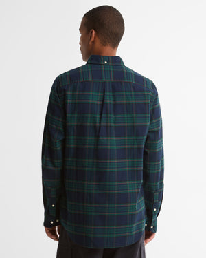 Navy Portdown Tailored Shirt