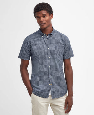Navy Shell Print Shirt