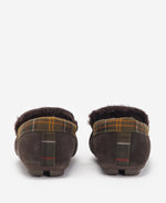 Load image into Gallery viewer, Barbour Monty Suede Slippers Brown
