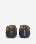 Load image into Gallery viewer, Barbour Monty Suede Slippers Navy
