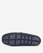 Load image into Gallery viewer, Barbour Monty Suede Slippers Navy
